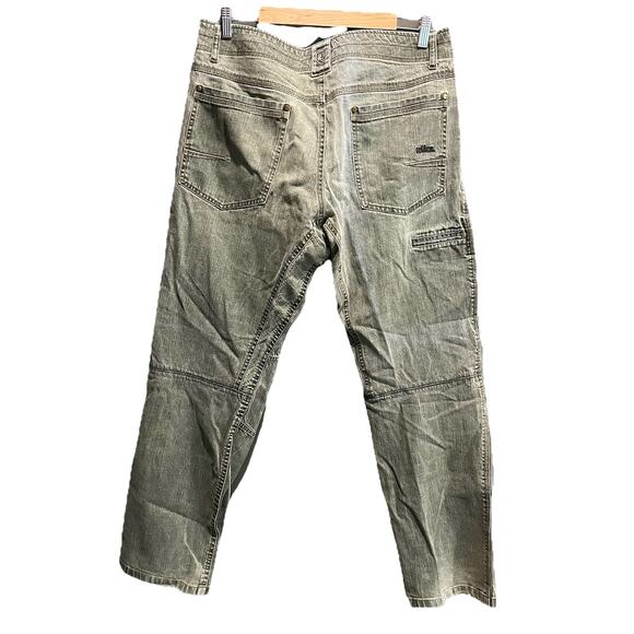 Kuhl Riot Raw Denim Vintage Patina Dye Men's Jeans Size 36 x 32 - Picture 2 of 5